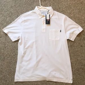 NWT Men’s Vineyard Vines White Polo with Pocket